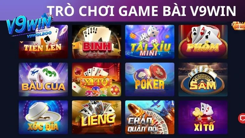 V9Win 32 Kho game đa dạng phong phú tại v9win